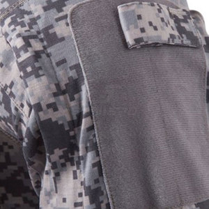 เสื้อเชิ้ตแขนยาวลายพรางสำหรับผู้ชาย คอตั้ง แห้งเร็ว ทรงเข้ารูป สไตล์ชุดทำงาน - Product Image 4