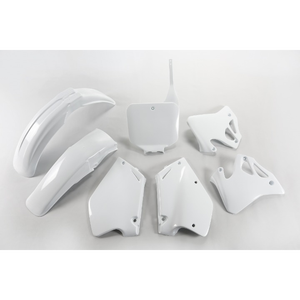 Kit di plastica bianca per Honda CR 250 1995-1996 accessori moto 041 - Product Image 1