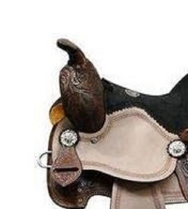 Juego de tachuelas de cuero genuino de primera calidad, monturas de carreras occidentales e inglesas para montar a caballo - Product Image 4