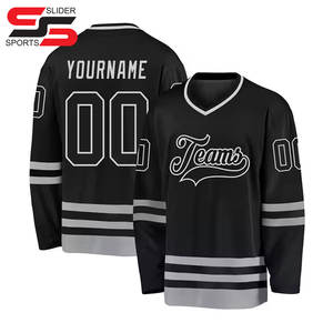 เสื้อทีมฮ็อกกี้น้ำแข็งโพลีเอสเตอร์พิมพ์ซับลิเมชันชุดทีมฮ็อกกี้น้ำแข็งออกแบบได้ตามต้องการ - Product Image 2