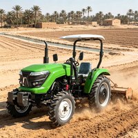 60PK 4WD boomgaardtractor - All-in-one machine voor onkruidbestrijding, graven en diepgaande bemesting van fruitbomen - Volledig beheer