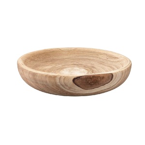 Exportateur de bol en bois rond fini en bois naturel avec couvercle à tirer Vente en gros Cuisine décorative de qualité supérieure - Product Image 4
