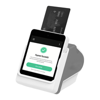 Terminal de paiement intelligent EMV 4G WIFI Bluetooth Android 13 avec puce + NFC, base de charge et imprimante de reçus Z80-V5