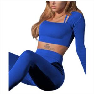 Nuevo diseño de la mejor calidad, conjunto de ropa deportiva para mujer, conjunto de ropa de yoga transpirable para mujer con material de alta calidad - Product Image 4