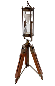 Sablier nautique Trépied Stand Personnalisé Sandtimer Objet Décoratif Antique Sandtimer Prix de gros - Product Image 3