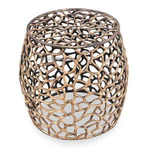 Mesa auxiliar de Metal de aluminio Coral en forma contemporánea para el hogar Estilo moderno para dormitorio Sala de estar - Product Image 1