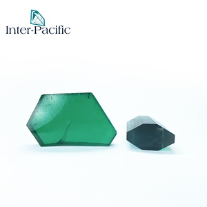 Gilson Emerald Crystal Crafts Crystal Cube Hexagonal Prism Colombian Color Flux Melt Gemstone Rough Stone for Collector - Product Image 2