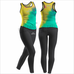 Conjuntos de Yoga para Mujer en Oferta, Hechos con el Mejor Material, de Alta Calidad, Ecológicos, Transpirables, Ligeros, con Logotipo Frontal, Conjunto de 2 Piezas - Product Image 3