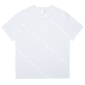 Camiseta extragrande de algodón 100% personalizada para hombres y mujeres Estilo básico con impresión digital Camiseta con logotipo de talla grande de alta calidad - Product Image 3