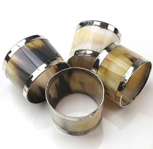 ผ้าเช็ดปากรูปเขาควายทำด้วยมือ6ชิ้น - Product Image 6