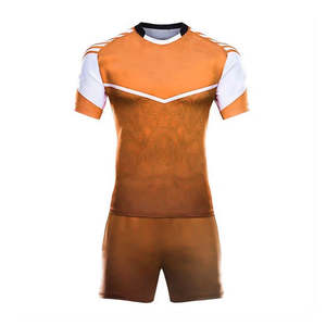 Ensemble d'uniformes de rugby de sport OEM Marque privée Prix d'usine Fabriqué au Pakistan Vêtements de rugby et de football - Product Image 4