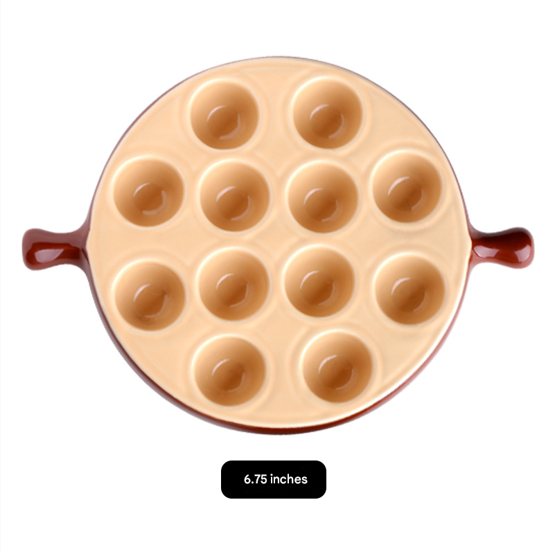 Casserole d'escargot de 12 trous
