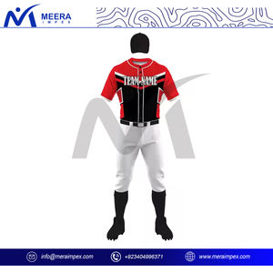 Ensemble d'uniformes de baseball pour hommes respirants à séchage rapide avec logo personnalisé de haute qualité comprenant un pantalon en jersey pour le match de club d'équipe grande taille - Product Image 2