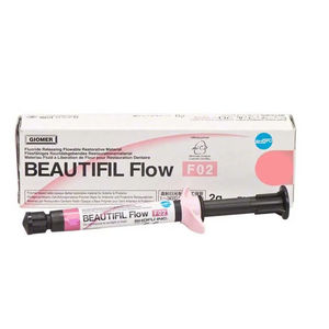 Material Restaurador Fluido Único de Bajo Flujo Beautiful Flow F02 para el Área Cervical, Jeringa de 2 g con Puntas - Product Image 1