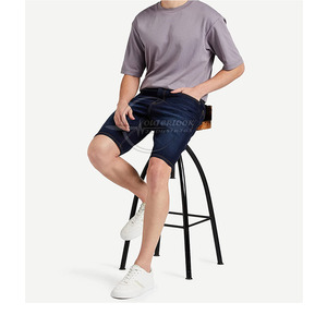 Pantalones cortos para hombre, pantalones cortos vaqueros de diseño de alta calidad para hombre, pantalones cortos vaqueros de Venta caliente para hombre Moq bajo - Product Image 4