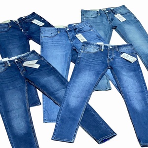 Gran oferta de alta calidad, pantalones vaqueros de algodón elástico a la moda para hombre, pantalones vaqueros ajustados para hombre, fácil de estilizar y silueta favorecedora - Product Image 1