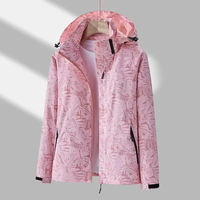 Extérieur Camouflage Femmes Veste Automne Printemps Mince Veste Coupe-Vent Sport Course Alpinisme Randonnée Veste À Capuche