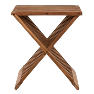 Foldable Traditional Teak Coffee Table Eco-Friendly Waterproof Outdoor Side Table Lightweight <b>Patio</b> <b>Bistro</b> Table Home Furniture - Product Image 3