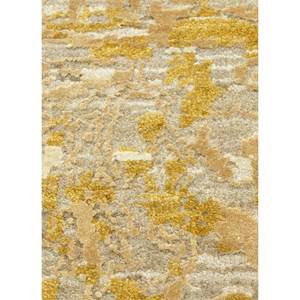 Alfombra Kavi Gold de Lana y Seda de Bambú Anudada a Mano, Diseño Clásico Abstracto Teoría del Caos, Decoración para Sala de Estar, Pasillo y Hogar - Product Image 3