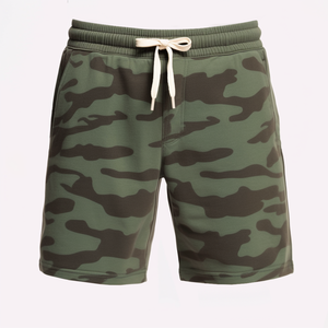 <b>Men's</b> <b>Green</b> Quick Dry Breathable Gym Training <b>Shorts</b> Casual Athletic Workout with Custom Logo Drawstring Waistband Eco-Friendly - Product Image 5