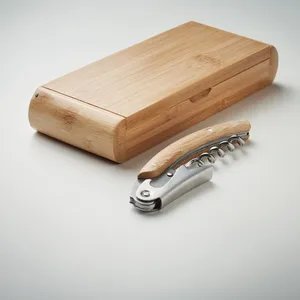 Cuchillo de Bambú Sostenible para Camareros, para Sacacorchos y Abrebotellas - Product Image 1