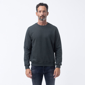 สเวตเชิ้ตแบบสวมหัวคอกลมของผู้ชายเสื้อสเวตเตอร์แบบธรรมดาผ้าฝ้าย100% ออกแบบได้ตามต้องการ - Product Image 1