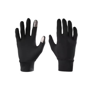 High Quality Unisex Outdoor Running Gloves with Silicon Touch Screen Custom Logo Wholesale for Men and Women Jogging Hiking - Product Image 3