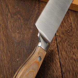 Cuchillo de Chef Profesional en Oferta, Acero Inoxidable con Alto Contenido de Carbono y Mango de Madera, Herramienta de Cocina Extremadamente Afilada - Product Image 5