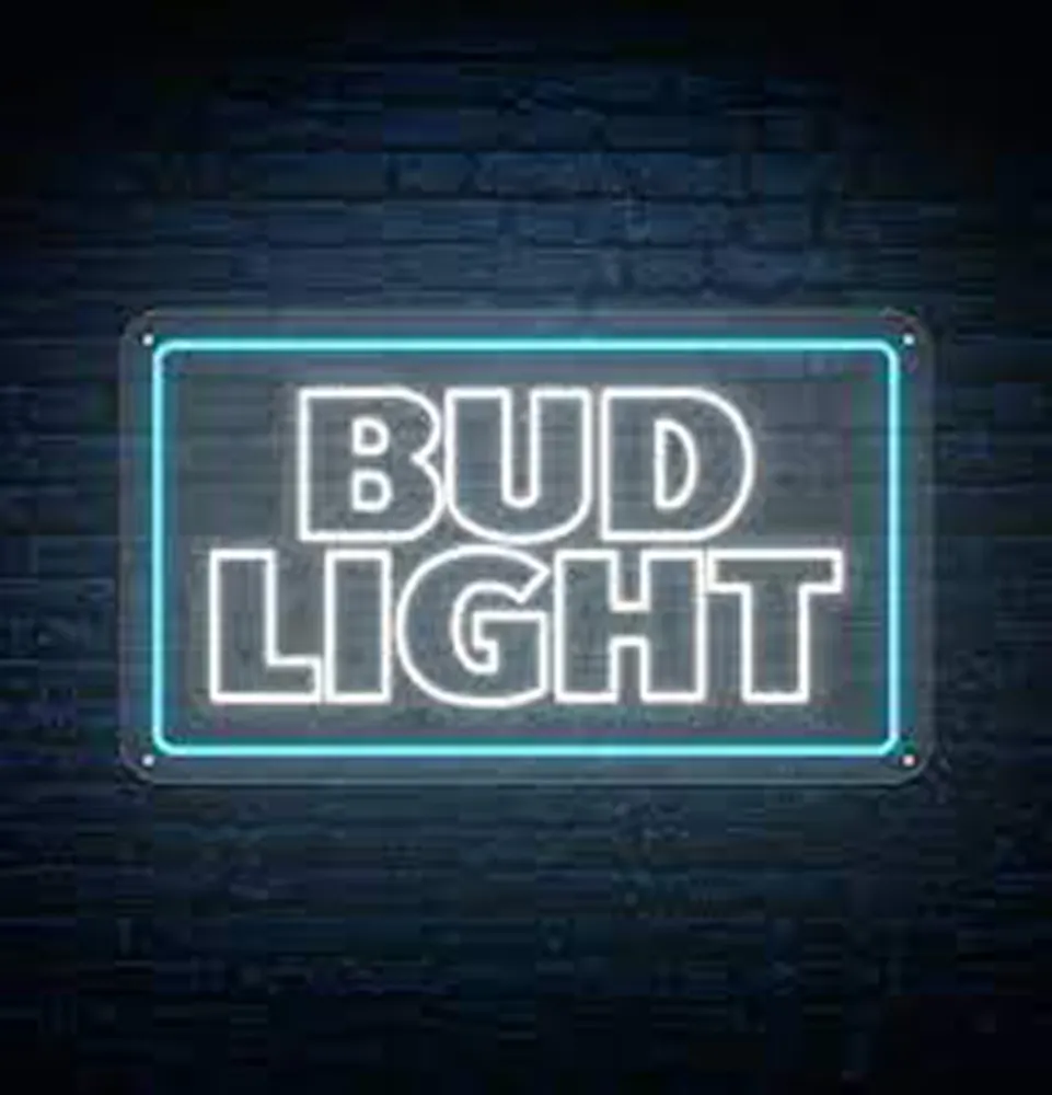 Klasik bir dokunuş için Vintage Bud Light Neon Sign - LED Neon Sign, Flex Neon ve özel dekor ile alanınızı yükseltin