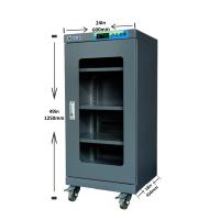 Armoire de séchage déshumidifiante à haute efficacité pour les semi-conducteurs, 240L, 1%-10% HR, adaptée aux domaines électronique/médical/énergies renouvelables