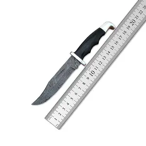 Hot Selling Full Tang Hunting Knife for Men Handmade Tracker Damascus Hunting Knife with Horizontal Carry Sheath