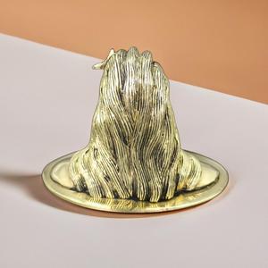 Adiyogi shiva รูปปั้นทองเหลืองทองสำหรับงานแต่งงานและเทศกาลดิวาลี - Product Image 3