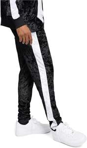 Ensemble de survêtement unisexe en velours velours Veste de sport athlétique de jogging pour homme et pantalon de survêtement XXL Tenue décontractée pour salle de sport - Product Image 3