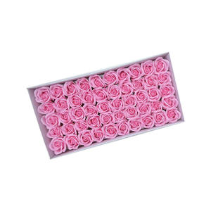 Fleur de savon rose épaissie à trois couches boîte artificielle tissu usine directe à la main bricolage saint valentin emballage cadeau pour les magasins - Product Image 5