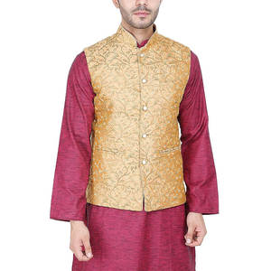 Chaleco de hombre de diseño bordado fabricante de ropa al por mayor Chaleco de hombre recién llegado - Product Image 1