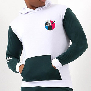 Hombres High Street Impreso Otoño Moda Peso Pesado Transpirable Secado rápido Suelto Casual Sudadera con capucha y corto Fitness Hombres Conjuntos - Product Image 4