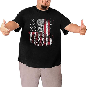 100% algodón para hombre, camiseta transpirable con hombros caídos, camiseta gráfica personalizada para hombre, camiseta en blanco de talla grande para hombre, camiseta lisa - Product Image 6