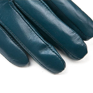 Gants de sport en cuir pour hommes, tendance, pour l'extérieur, avec protection contre le vent, logo personnalisé, utilisables en toutes saisons - Product Image 2