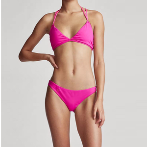 Meilleure vente de soutien-gorge de sport pour femmes écologique à séchage rapide nouveau design avec matériau respirant de couleur unie dans un style uni - Product Image 3