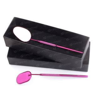 Espejo de acero inoxidable con mango para extensión de pestañas, herramienta de aumento cuadrada para revisión y cuidado de pestañas y maquillaje - Product Image 5