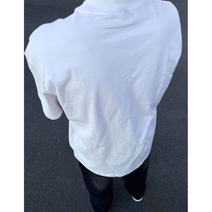 Camiseta Ecológica de Lona 100% Algodón Personalizada OEM para Hombre, Impresión por Sublimación, Cuello Redondo, Manga Corta, Estilo Casual y Holgado - Product Image 2