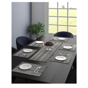 Tapis de Table en lin 100% coton biologique, cuisine confortable, personnalisé, sous-verre en Jute, facile à nettoyer, rectangulaire, classique - Product Image 1