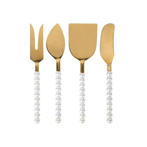 Juego de queso con mango de diseño único, utensilios de cocina hechos a mano de mesa, juego de acero inoxidable para tabla de queso, venta al por mayor - Product Image 3