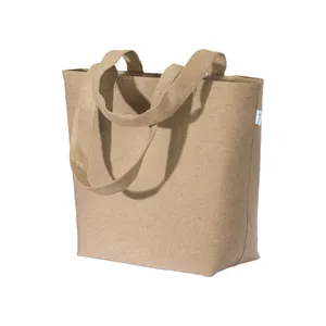 Borsa Shopper in Cotone Riciclato Sostenibile con Soffietto, Borse Promozionali per Consumatori Eco-consapevoli - Product Image 1