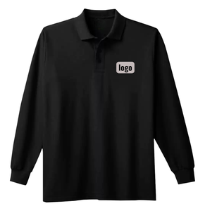 Camiseta Polo de Manga Larga con Logotipo Personalizado, Fabricante Vietnamita, OEM ODM, Uniforme de Trabajo de Golf, Poliéster, Spandex, Algodón - Product Image 4