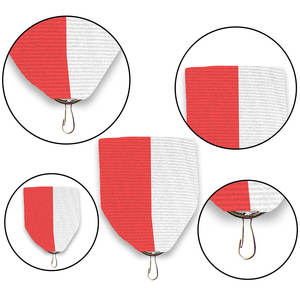 Rideaux de cérémonie à double face en tissu gros-grain - Product Image 2