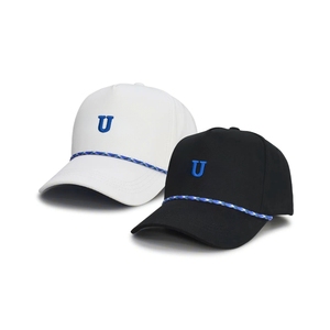 Gorra de Golf Personalizada OEM Resistente al Agua con Logotipo Bordado en 3D, Cuerda Trenzada Personalizada, 5 Paneles, Orificios Cortados con Láser, Parte Trasera Ajustable - Product Image 4