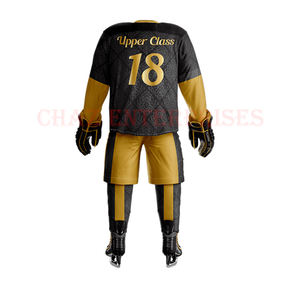 Maillot de hockey sur glace en maille respirante de haute qualité Kit d'uniforme de hockey personnalisable Service OEM pour vêtements d'équipe - Product Image 6