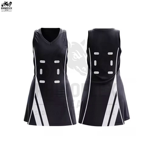 เครื่องแบบเน็ตบอลเครื่องแบบ100% วัสดุที่ดีที่สุดชุดเน็ตบอลโพลีเอสเตอร์สำหรับทีมบริการ OEM ผลิตฉลากส่วนตัว - Product Image 5