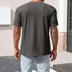 Venta al por mayor de algodón de alta calidad Unisex High Street Oversized verano sublimado camiseta para hombres camiseta de talla grande para hombres camisetas - Product Image 4
